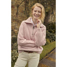 Barbour Stavia Ladies 1/4 Zip Knit - Rosewater - William Powell