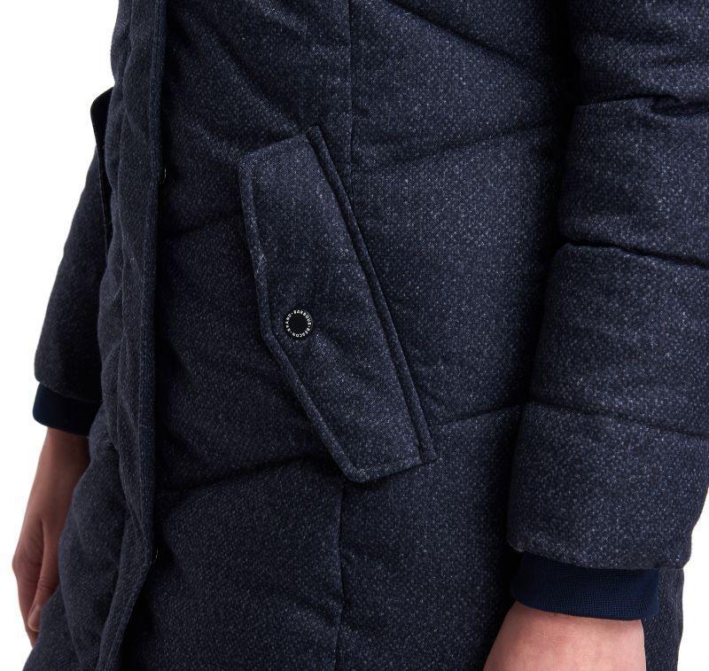 Barbour Sternway Ladies Quilted Coat - Navy Marl/Navy - William Powell