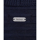 Barbour Stitch Guernsey Ladies Cardigan - Navy - William Powell