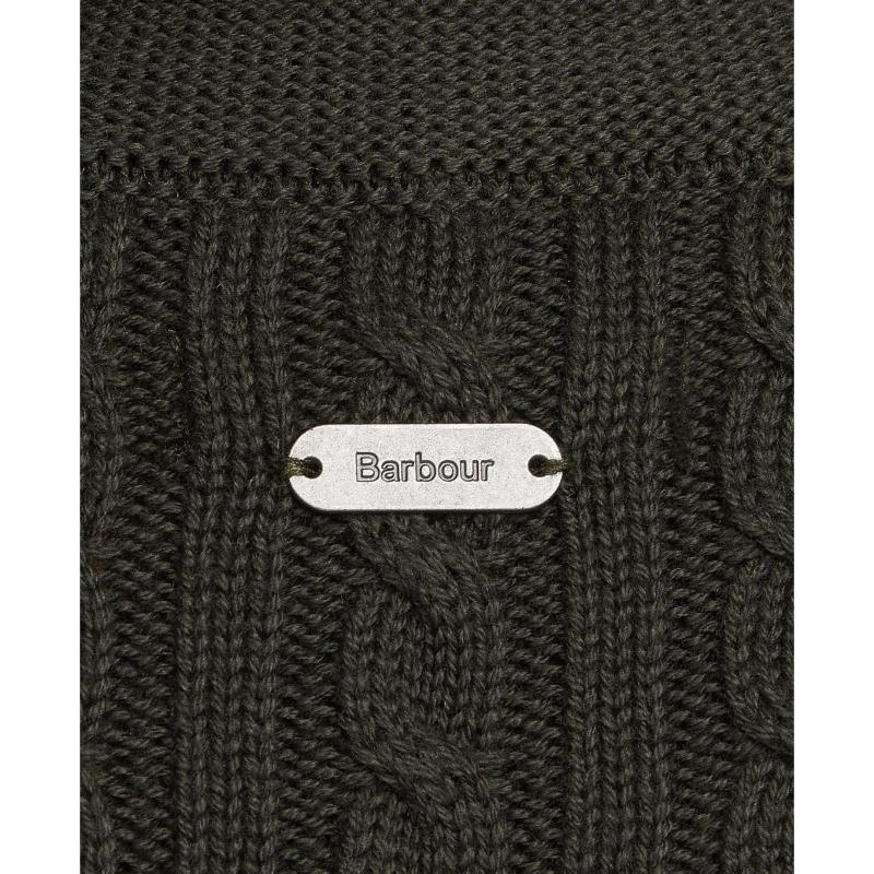 Barbour Stitch Guernsey Ladies Knit Dress - Olive - William Powell