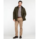 Barbour Stratford 8oz Mens Wax Jacket - Olive - William Powell