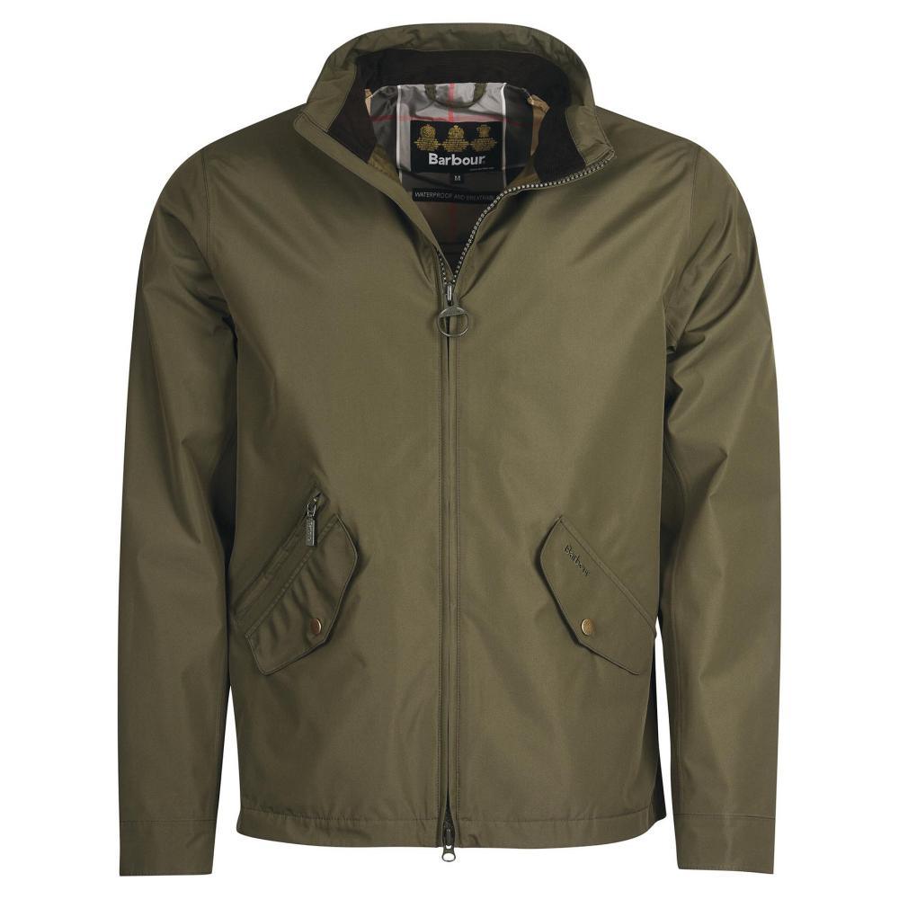 Barbour Summer Chelsea Waterproof Mens Jacket - Olive - William Powell