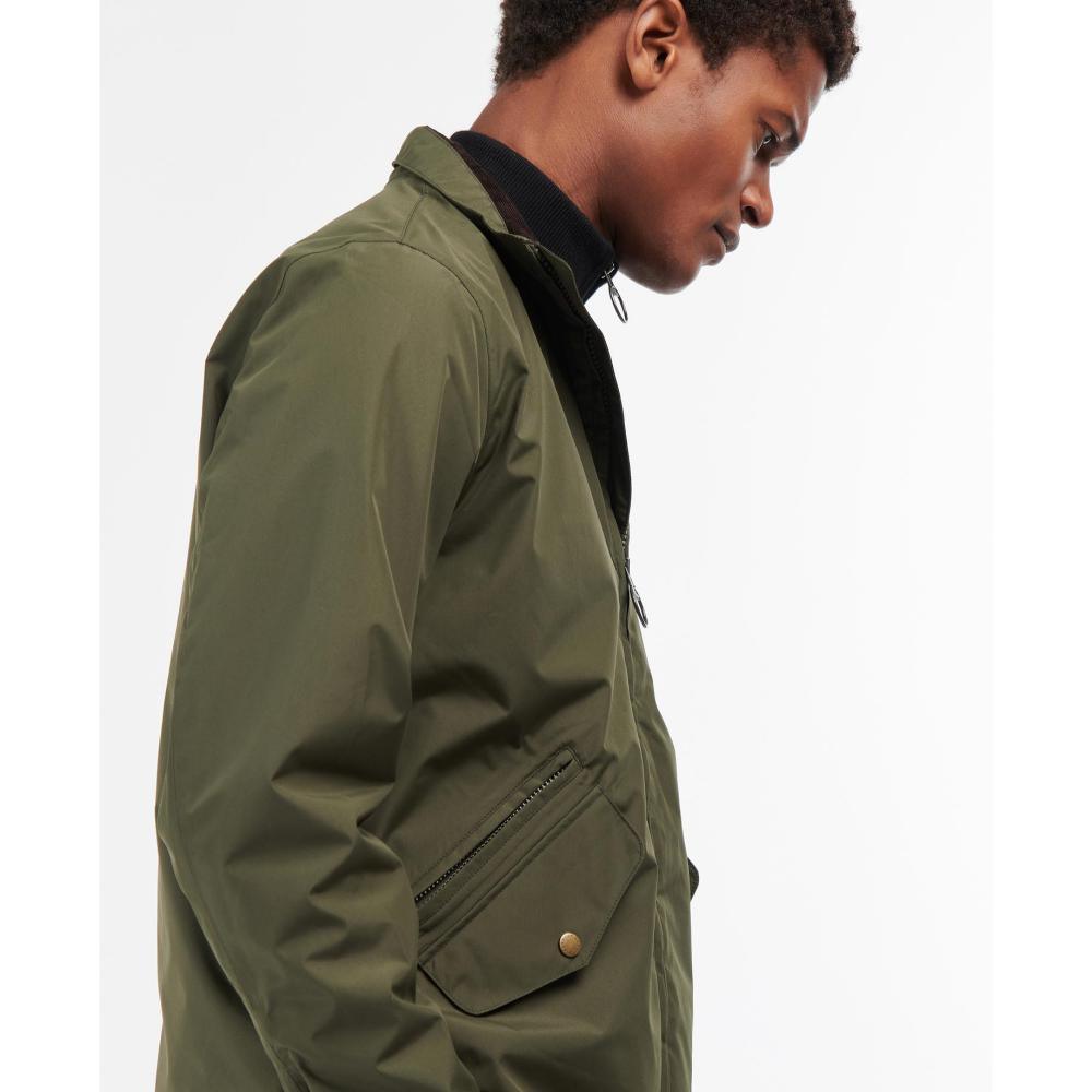 Barbour Summer Chelsea Waterproof Mens Jacket - Olive - William Powell