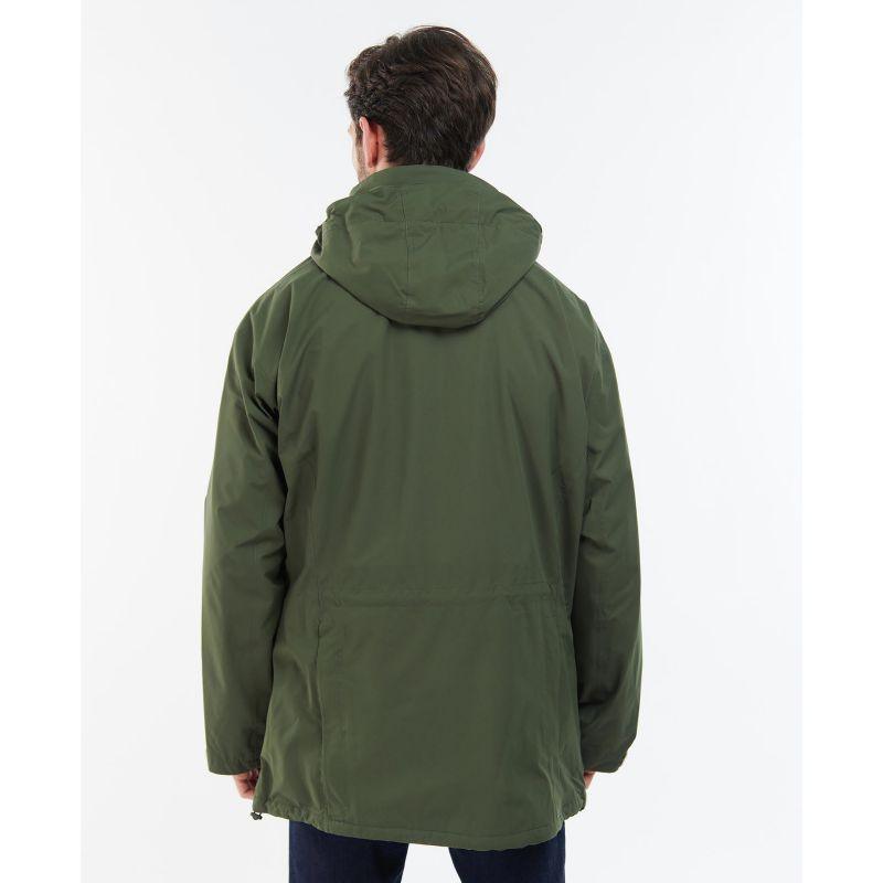 Barbour Swinton Mens Waterproof Shooting Jacket - Olive - William Powell