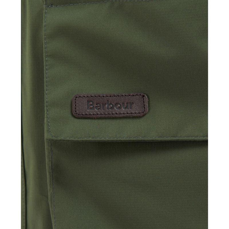 Barbour Swinton Mens Waterproof Shooting Jacket - Olive - William Powell