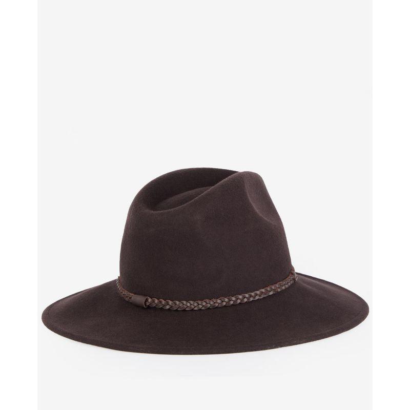 Barbour Tack Ladies Fedora - Chocolate/Praline - William Powell