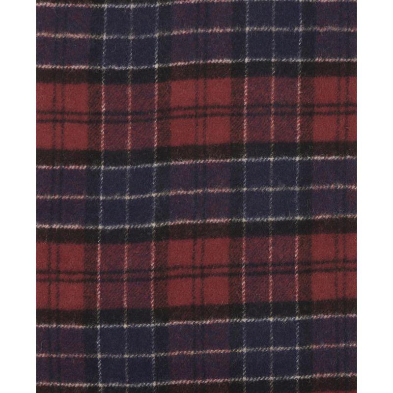 Barbour Tartan Lambswool Scarf - Cordovan - William Powell