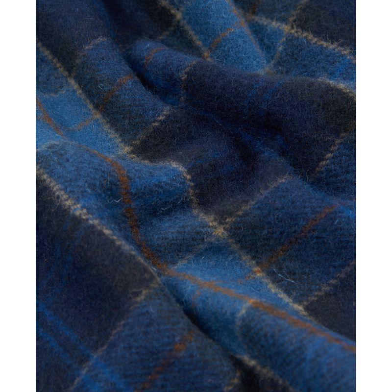 Barbour Tartan Lambswool Scarf - Midnight - William Powell