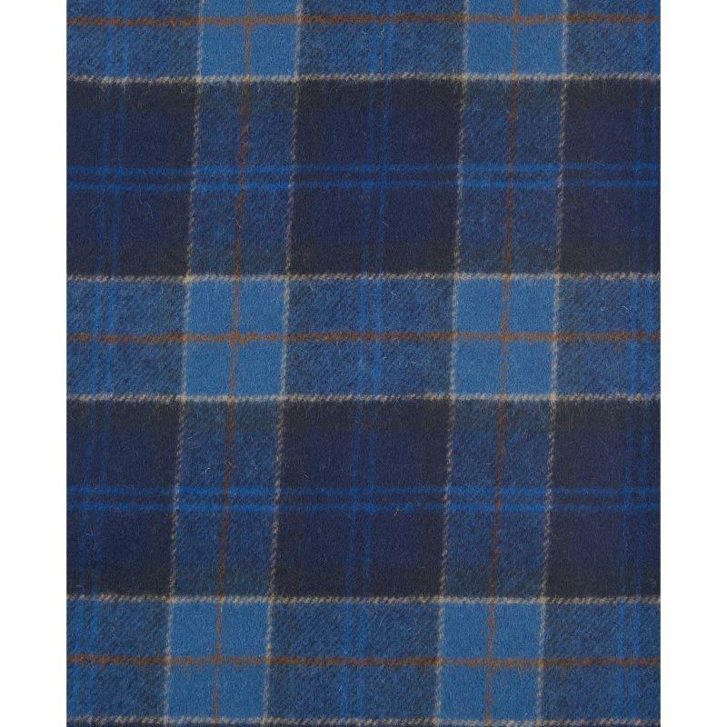 Barbour Tartan Lambswool Scarf - Midnight - William Powell