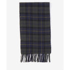 Barbour Tartan Lambswool Scarf - Olive Night - William Powell