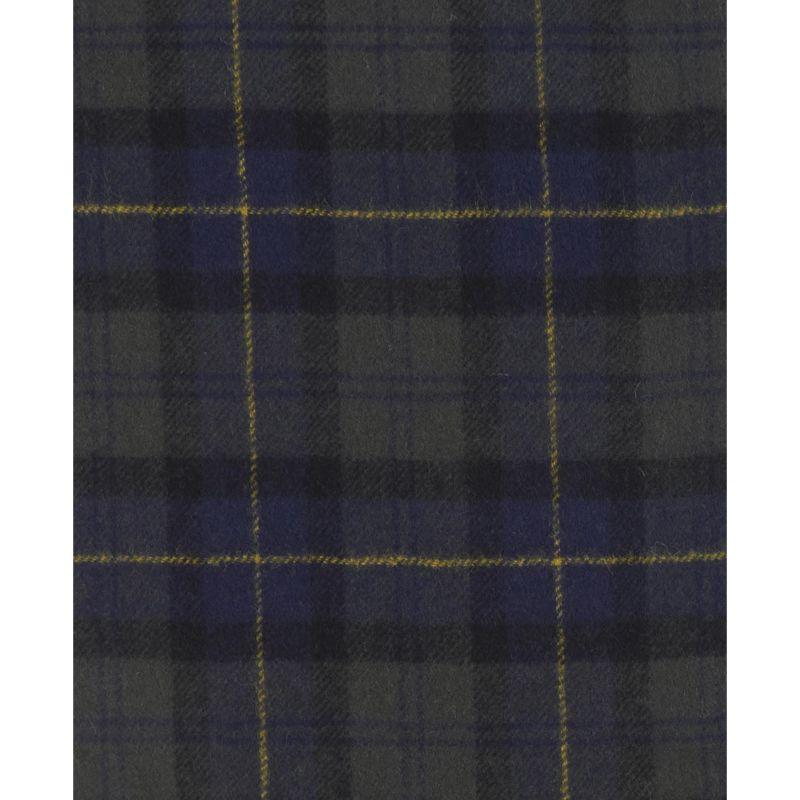 Barbour Tartan Lambswool Scarf - Olive Night - William Powell