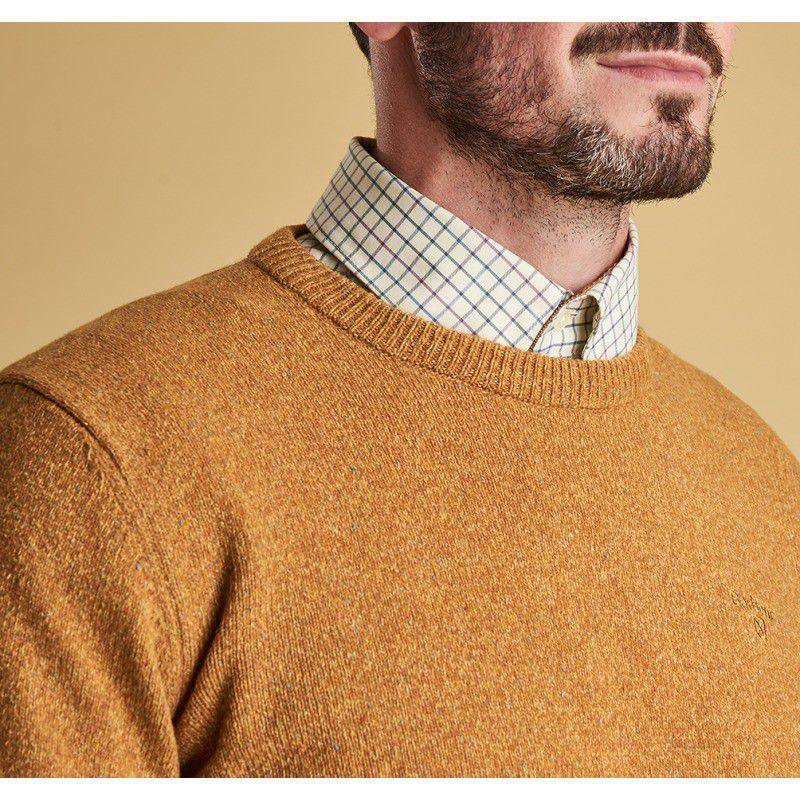 Barbour Tisbury Crew Jumper - Copper - William Powell