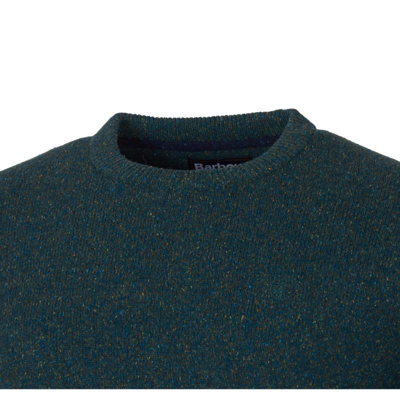 Barbour Tisbury Crew Jumper - Dark Aqua - William Powell