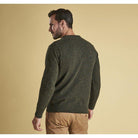 Barbour Tisbury Crew Jumper - Dark Seaweed - William Powell