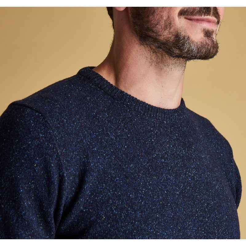 Barbour Tisbury Crew Jumper - Navy - William Powell