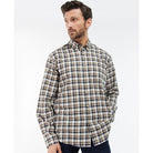 Barbour Turville Mens Regular Fit Shirt - Ecru Marl - William Powell