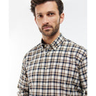 Barbour Turville Mens Regular Fit Shirt - Ecru Marl - William Powell