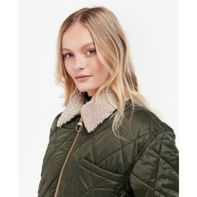 Barbour Vaila Ladies Quilted Jacket - Sage/Classic - William Powell