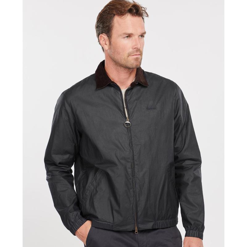 Barbour Vital 6oz Mens Wax Jacket - Navy - William Powell