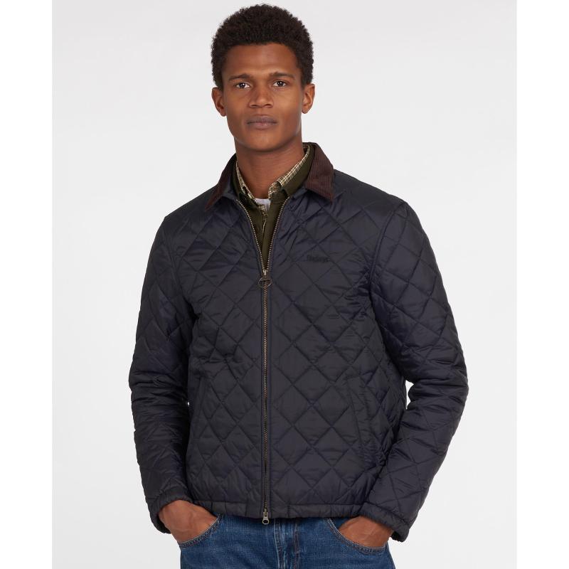 Barbour Vital Mens Quilted Jacket - Navy - William Powell