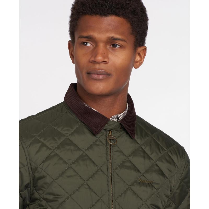 Barbour Vital Mens Quilted Jacket - Sage - William Powell