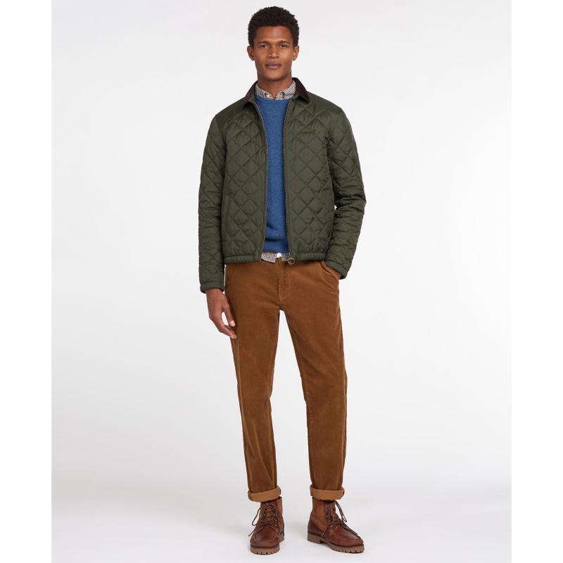 Barbour Vital Mens Quilted Jacket - Sage - William Powell