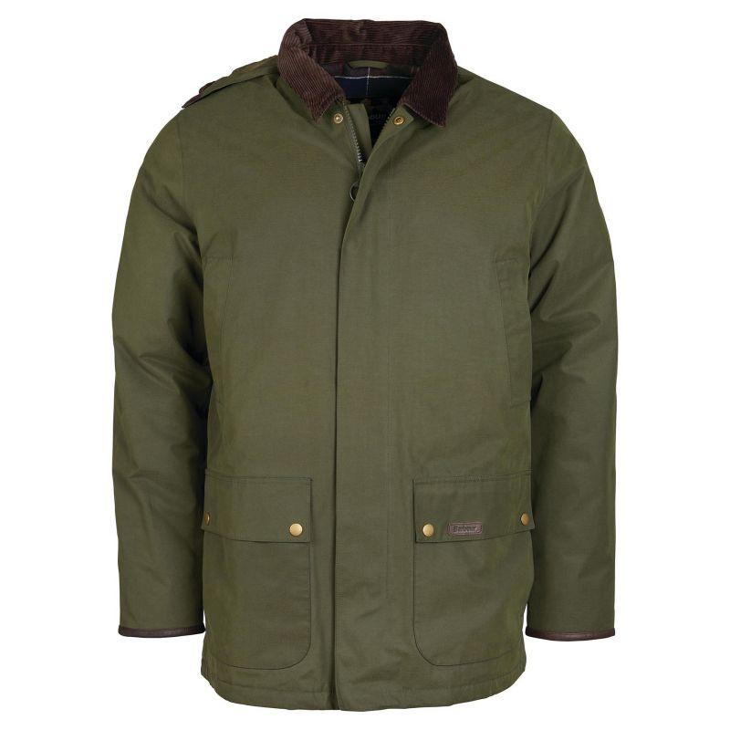 Barbour Wallace Mens Waterproof Jacket - Olive - William Powell