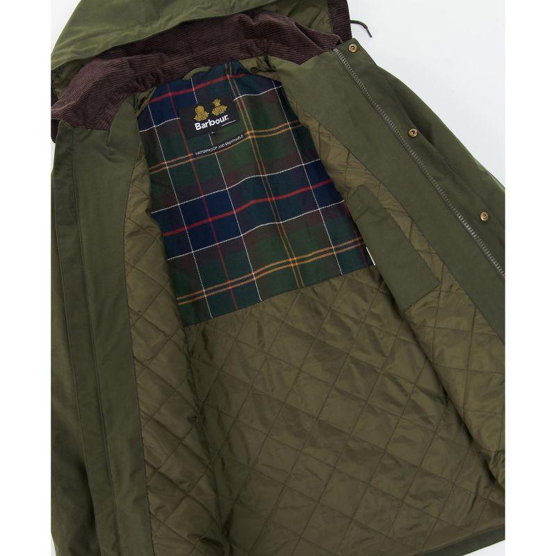 Barbour Wallace Mens Waterproof Jacket - Olive - William Powell