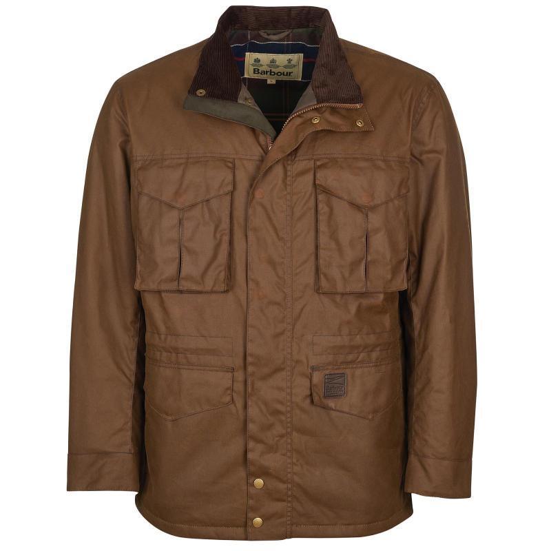 Barbour Watson Mens Wax Jacket - Brown - William Powell