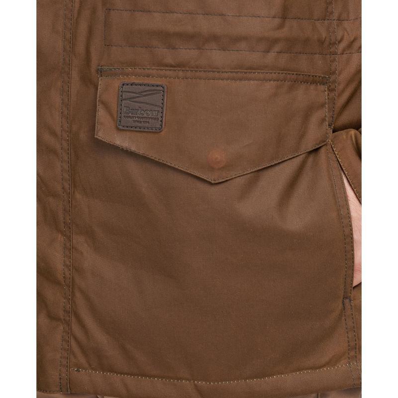 Barbour Watson Mens Wax Jacket - Brown - William Powell