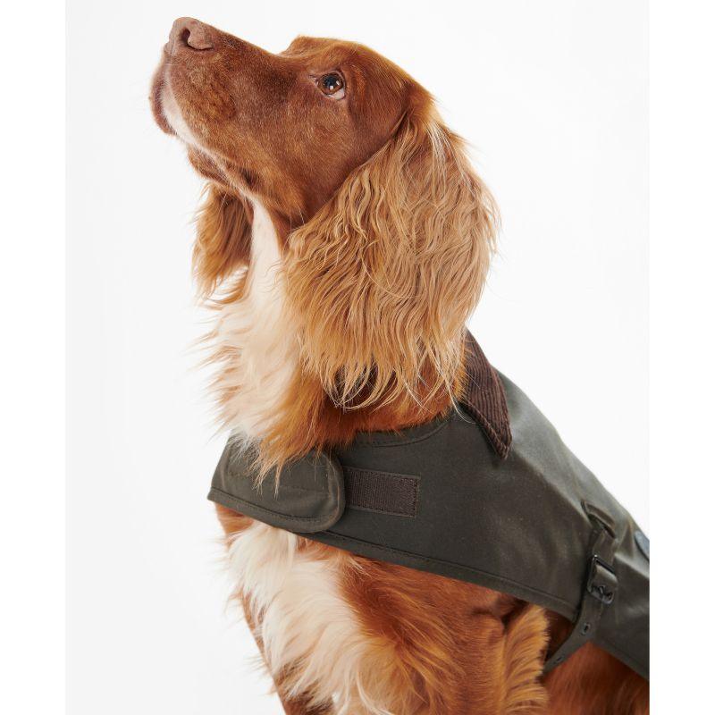 Barbour Wax Dog Coat - Olive - William Powell