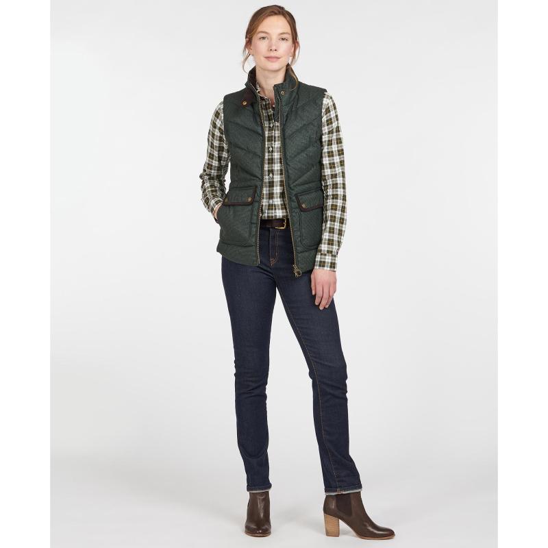 Barbour Whernside Ladies Gilet - Olive - William Powell