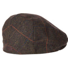 Barbour Wilkin Mens Flat Cap - Olive Herringbone - William Powell