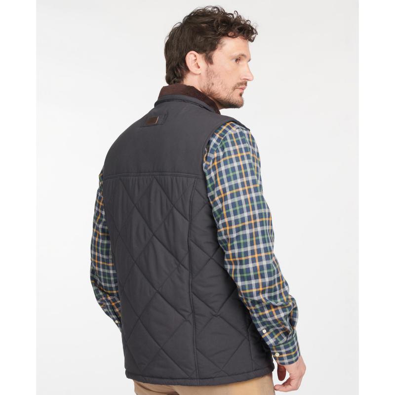 Barbour Winterdale Quilted Mens Gilet - Navy - William Powell