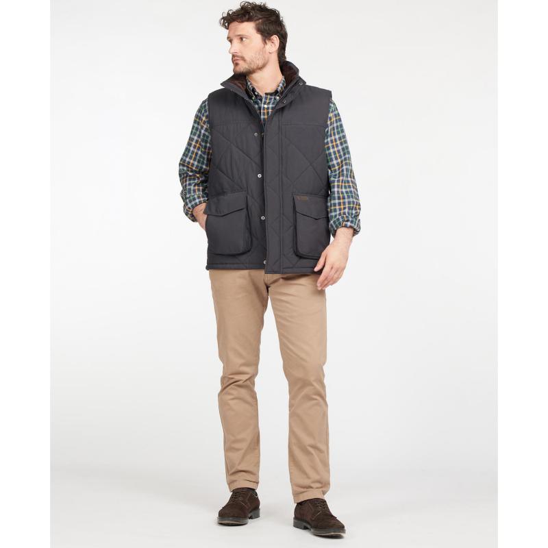 Barbour Winterdale Quilted Mens Gilet - Navy - William Powell