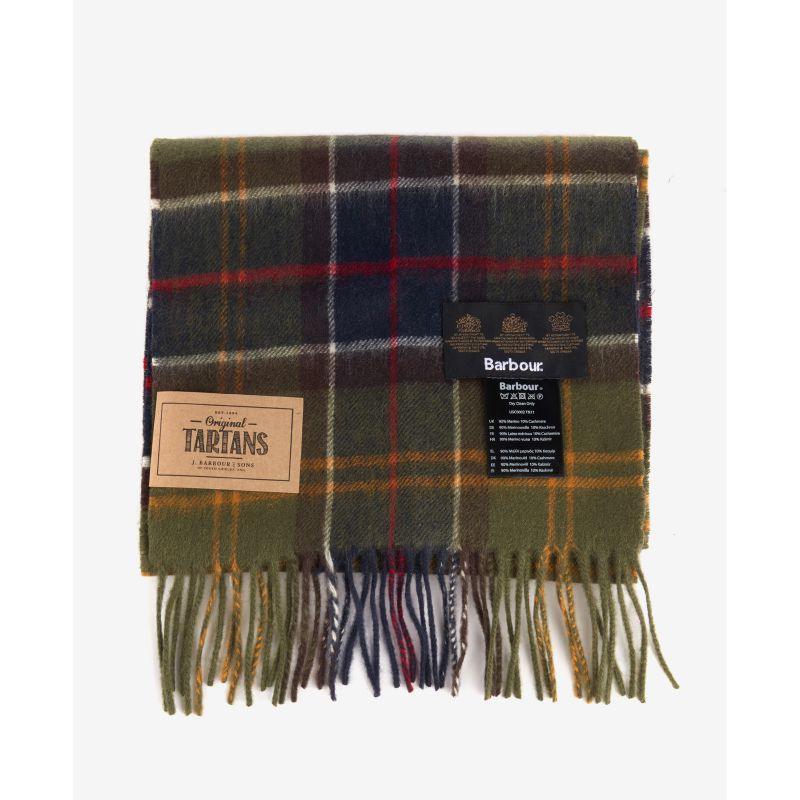 Barbour Wool Cashmere Tartan Scarf - Classic - William Powell