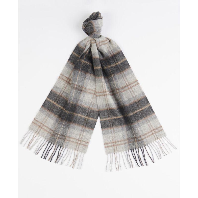 Barbour Wool Cashmere Tartan Scarf - Greystone - William Powell