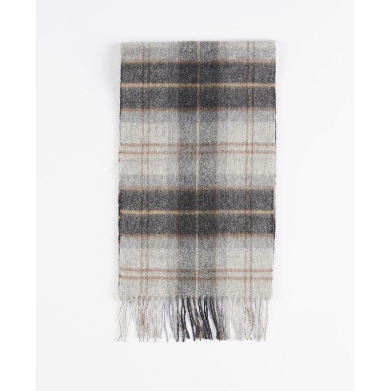 Barbour Wool Cashmere Tartan Scarf - Greystone - William Powell