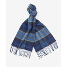 Barbour Wool Cashmere Tartan Scarf - Midnight - William Powell