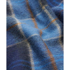 Barbour Wool Cashmere Tartan Scarf - Midnight - William Powell