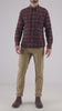 Barbour Kyeloch Mens Tailored Shirt - Winter Red Tartan - William Powell