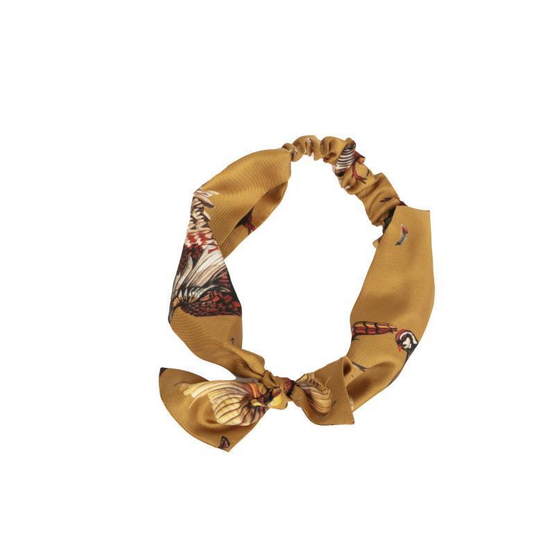 Clare Haggas George & Friends Silk Headband - Gold - William Powell