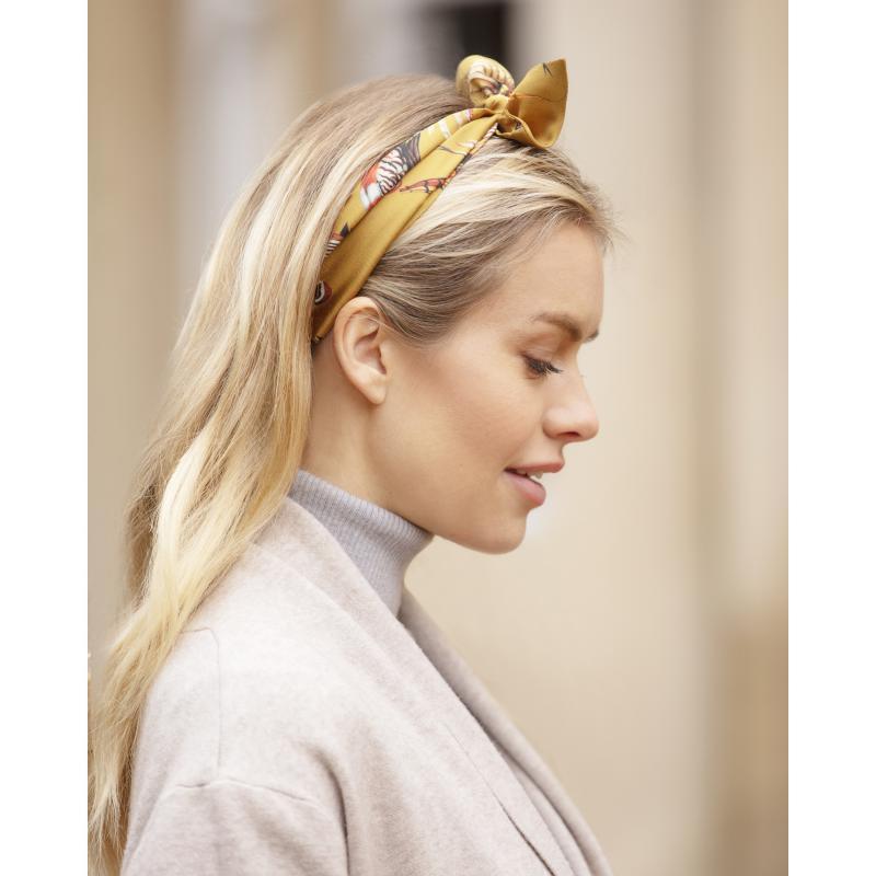 Clare Haggas George & Friends Silk Headband - Gold - William Powell