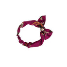 Clare Haggas George & Friends Silk Headband - Magenta - William Powell