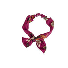 Clare Haggas George & Friends Silk Headband - Magenta - William Powell