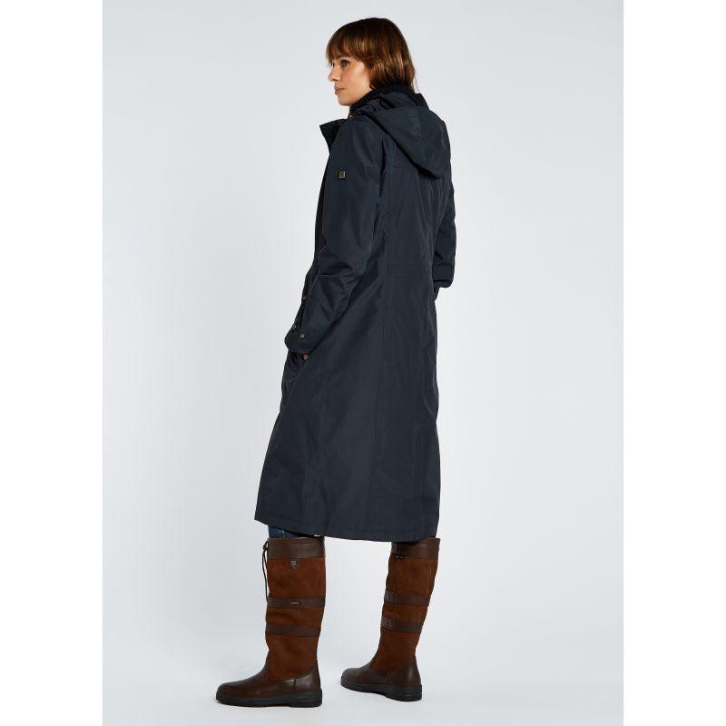 Dubarry Alderford Ladies Long Waterproof Coat - Navy - William Powell