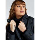 Dubarry Alderford Ladies Long Waterproof Coat - Navy - William Powell