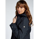 Dubarry Alderford Ladies Long Waterproof Coat - Navy - William Powell