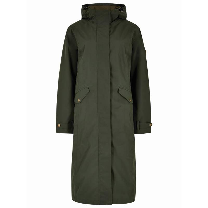 Dubarry Alderford Ladies Long Waterproof Coat - Pesto - William Powell