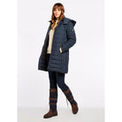 Dubarry Ballybrophy Ladies Down Coat - Navy - William Powell